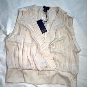 Rachel Roy blouse, XL, cream